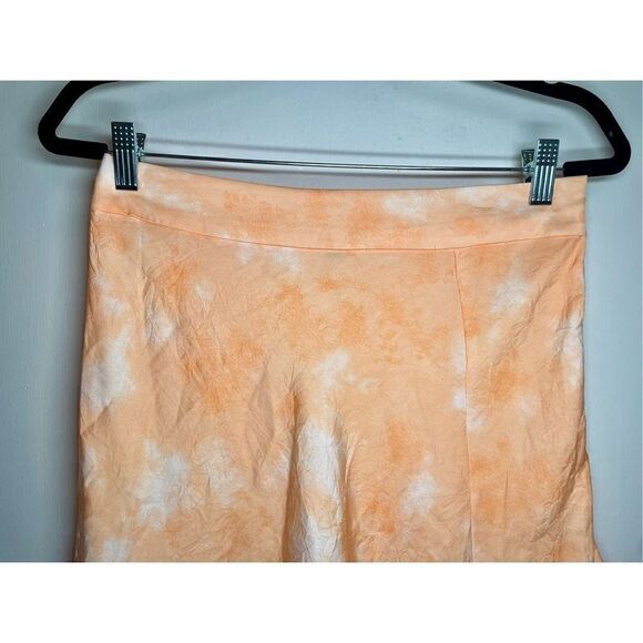 Free People Women's Martine Flirt Tie Dye Skirt in Peach Combo size 6 NWT - Picture 7 of 14